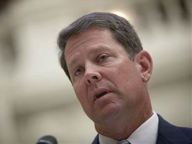 NAACP, Common Cause file suit over cuts from Georgia voter list - brian-kemp-ap-111815_p3