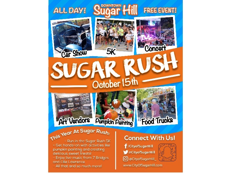 Sugar Hill seeks volunteers for 'Sugar Rush' festival